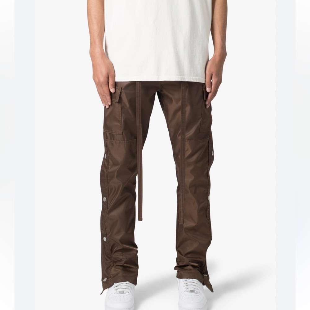 TWILLMKT PACSUN SZ LG BROWN Snap Zipper II Cargo Pants - Picture 2 of 5
